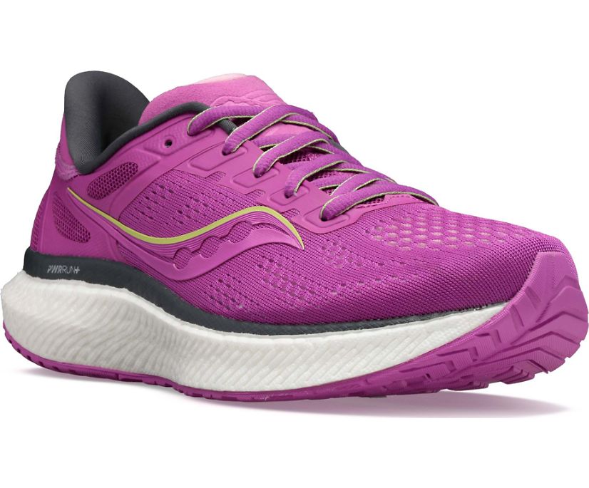 Saucony Hurricane 23 Women's Running Shoes Purple | AU 157QMAZ